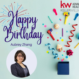 Please join us in wishing a Happy Birthday to Aubrey Zhang! photo