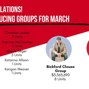 A huge congratulations to our outstanding agents who went above and beyond in March! Your dedication, hard work, and commitment to excellence continue to inspire us every day. photo