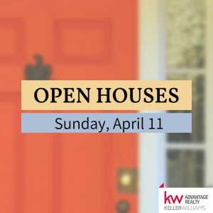 You won't want to miss these Open Houses on Sunday, April11th photo