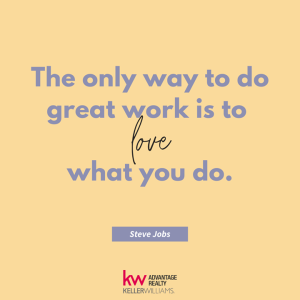 It's fair to assume that this applies to every occupation, but especially for the real state profession... To really devote the time and effort it takes to find success, you need to enjoy what you do. Are you fond of what you do for work? In the comments, photo