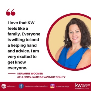 When you choose to join Keller Williams, you are joining forces with the most Dynamic Real Estate Company in the World. Here's why Kerianne Woomer made the move to Keller Williams Advantage Realty. ✨
Connect with us and experience why we are a different photo