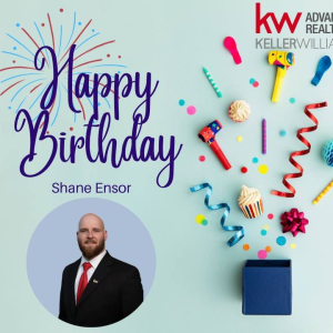 Today we are celebrating Shane Ensor! ✨
Shane, all of us at Keller Williams are wishing you a happy birthday and a wonderful year. photo