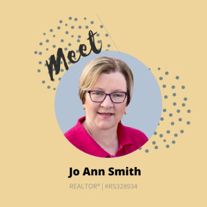 Meet our agent, Jo Ann Smith, Lead Agent of The Jo Ann Smith Team.
Any questions about buying your dream home or investment property, contact Jo Ann: photo