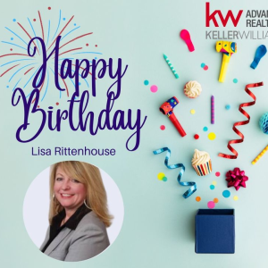 We LOVE to celebrate our Agents! ✨
We are celebrating another KW birthday today!! Join us in celebrating Lisa Rittenhouse! Happy birthday Lisa, we hope you have a wonderful birthday! photo