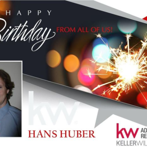 Happy Birthday Hans Huber photo