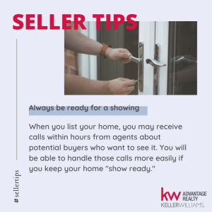 You never want to be in a position where you have to turn down a potential buyer. It's sometimes is difficult to ensure your home is show-ready if you are still living there until the home sells. But make sure you have a majority of your personal belongin photo