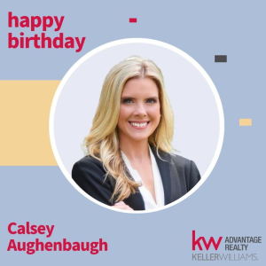 Finishing off August with a KW birthday! Calsey Aughenbaugh we hope you have a wonderful day, and a successful year ahead! photo