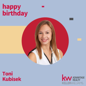 Happy Wednesday + Happy Birthday to our very own Antonia Kubisek, Realtor - KW Advantage Realty & Mark Wetherhold ! We hope you have a wonderful year ahead. photo