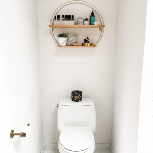 Did you know that powder rooms—or half baths on the ground floor of a house near the front door—are the result of the attempt to prevent the spread of infectious diseases in the early 20th century?⁣
⁣
Health, architecture and design have a history of inte photo