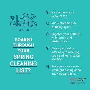 A deep clean of your house isn't just good for maintaining your home, it's good for your mental health, too. If you've already crossed off your spring cleaning list, take a peek at some of these currently missed tasks ⬇️ photo