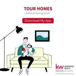 Walk through homes without leaving your couch! Did you know we offer virtual tours of many of our listings through the KW Buy & Sell Real Estate App?
Reach out to your favorite KW agent to get access to their personal link photo