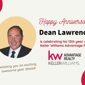 Wishing you all the best in the years ahead! Happy KW Annivesary Dean Lawrence! photo