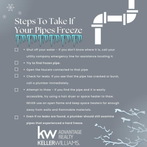 ❄️ When the weather turns extremely cold, water supply pipes are prone to freezing and bursting. Plumbers often tell you how to prevent pipes from freezing but they don’t always tell you what to do if your pipes have already frozen. photo