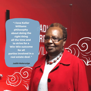 When you choose to join Keller Williams, you are joining forces with the most dynamic Real Estate Company in the World. Here's why Judith Mukaruziga made the move to Keller Williams Advantage Realty.
"I love Keller Williams's philosophy about doing the photo