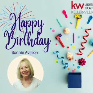 Here at Keller Williams we are celebrating Bonnie Avillion today! photo
