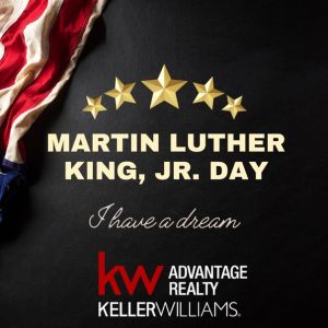 ⭐ Happy Martin Luther King Jr. Day from all of us at Keller Williams Advantage Realty! photo
