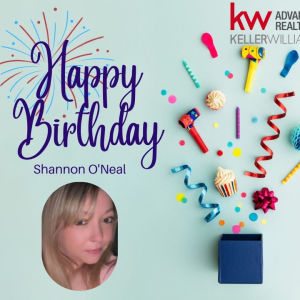 What a better way to start off a weekend than with a KW birthday!!
Please join us in wishing Shannon O'Neal a very happy birthday! Shannon, we wish you the very best day! photo