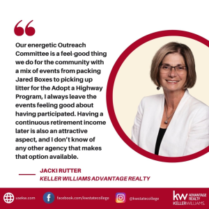 When you choose to join Keller Williams, you are joining forces with the most dynamic Real Estate Company in the World. Here's why Jacki Rutter chose to work with Keller Williams Advantage Realty. ✨
Connect with us and experience why we are a different k photo