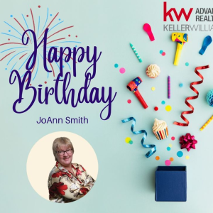 What a better way to end a weekend than with a KW birthday!! ✨
Please join us in wishing JoAnn Smith a very Happy Birthday! JoAnn, we wish you the very best day! photo