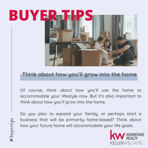 For the buyers shopping for their forever home, think about how your lifestyle might change several years from now.
Ensuring the home has access to schools along with medical and public transportation is always helpful when evaluating the home for your f photo