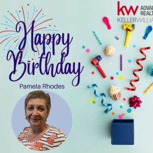 We are celebrating another KW Birthday today! Let's wish Pamela Rhodes a Happy Birthday! Have a great day and year ahead!! photo