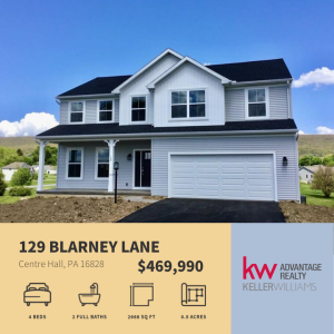 We have 9️⃣ #NewListings that you need to see!
-
129 BLARNEY LANE
Centre Hall, PA 16828 photo