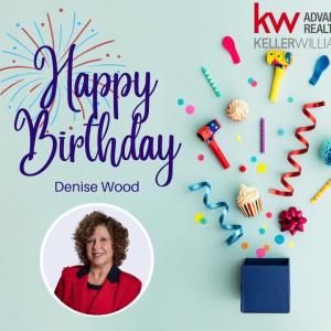 We're starting the weekend strong with a KW Birthday! ✨
Let's celebrate with Denise Wood! Happy Birthday Denise, we hope you have a great day and a fantastic year ahead!! photo