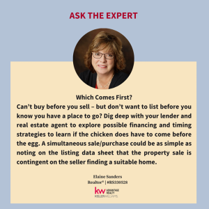 Today's Ask the Expert is brought to you by Elaine Sanders.
If you have questions for Elaine, find her at: photo
