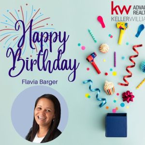 Join us in wishing Flavia Barger a Happy Birthday!! We hope you have an amazing day!! photo